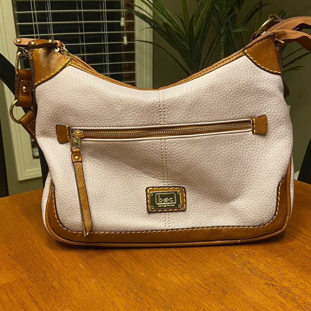 b.o.c. Lilac and Tan Shoulder Bag